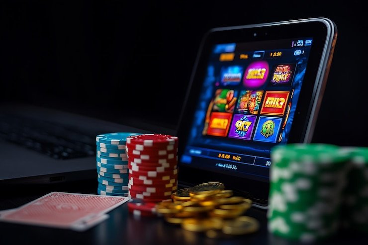 Tampilan permainan slot dan dealer langsung di ceri711
